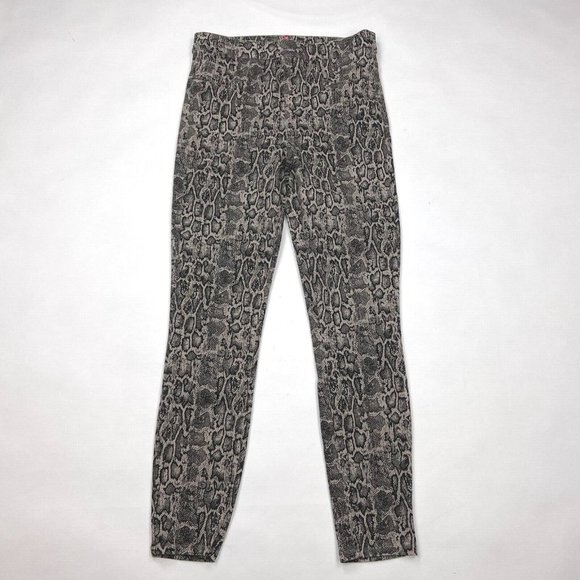 Spanx Jean-ish Snakeskin Ankle Jean Leggings Stretch Skinny Pant Pockets Women M - Picture 3 of 12